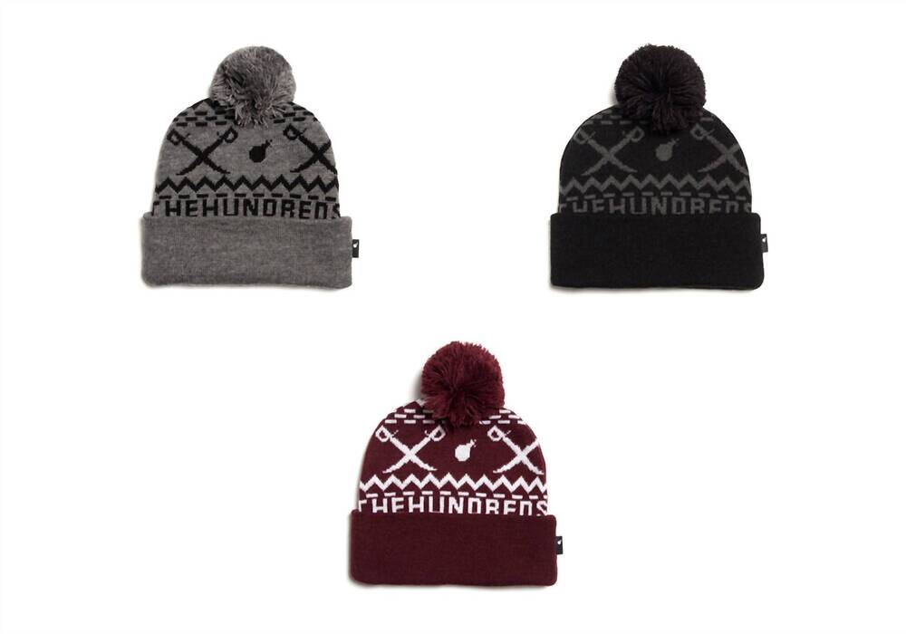 NEW THE HUNDREDS men's kevin beanie in black